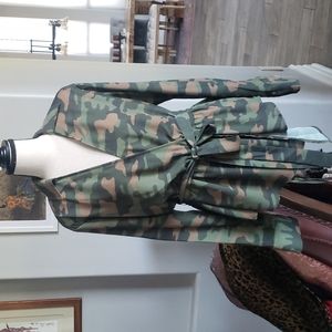 NWOT NY&CO Camo Blouse